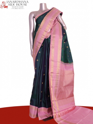 Pure Handloom Kanjeevaram Silk Saree